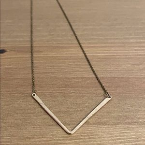 V shaped necklace